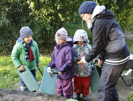 Foto: Kurs mit Kindergarten